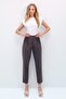 Anthracite High Waist Carrot Pants Alc-X12656
