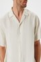Men's Beige Shirt 4Sam60271Hw - 5