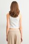 Women's Ecru Button Detailed Blouse Cy354 - 6