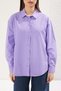 Purple Loose Fit Cotton Woven Shirt Twoaw20Go0107 - 3