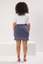 Purple Skirt Ruffle Mini Length Tulle Knitted Plus Size Skirt Tbbss25Az00005 - 5