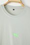 Gri Oversize/Geniş Kesim Kısa Kol Dinozor Nakışlı %100 Tok Kumaş T-shirt TMNSS23TS00243 - 4