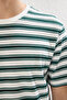 Çok Renkli Regular/Normal Kesim Dokulu T-Shirt TMNSS25TS00041 - 6