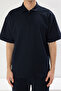 Navy Blue Regular/Normal Cut Zippered Polo Collar-Cargo Pocket Tracksuit Set Tmnss24Em00000 - 3