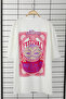 Big Size Ecru Unisex Oversize/Wide Cut Ethnic Back Printed 100% Cotton T-Shirt Tmnss25Bf00019 - 3