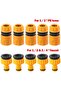 10pcs Hose Faucet Quick Connector 3/4 & 1/2 Inch Graden Hose Water Tap Threaded Connector Faucet ... - 7