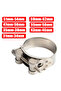47-51mm 31mm - 62mm Motorcycle Exhaust Clamp Clip Stainless Steel Exhaust Pipe Clamps For Middle Exh
