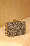 Brightness Stone Clutch Bag Dusty Brown - 2