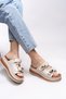 Lischaris Women's Slippers 0012321 Beige - 2
