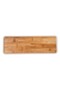 Elegant Durable Rectangular Melamine and Bamboo Serving Tray