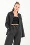 Women's Two-Piece Set with Shirt and Trousers - 32024Tks - Anthracite - 5