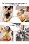 Potato Masher - Potato Puree Maker - Stainless Steel Puree Making Maneul Fruit Boring for Baby - 4