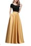 Dense Kiloş Satin Skirt Evening Dress Skirt - 4