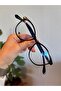 Cologne Cat Eye Flexible Metal Hinged Glass Plug-In Blue Light-Protection Glasses - 6