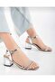 Stoned Shiny Stylish Day and Night Wearable Comfortable Shoes - 6