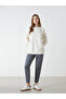 Lcw Modest Gray Women's Sweatpants with Elastic Waist