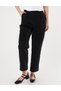 Pleated Carrot Cut Trousers Black - 5