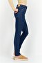 Women Skinny Fit Washed Stretchable Denim Jeans, Blue - 3