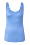 Women Round Neck Scope Sleeves Vest, Light Blue - 2