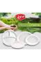 Nature Ecological Cardboard Paper Party Disposable Plate - 18 cm- 1 Pack of 50 Pieces - 7