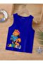Cartoon Character Printed Sleeveless Children's T-Shirt