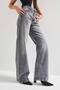 Women's Smoked Color 4S513 Straight Fit 100% Cotton Denim - 2