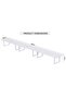 Vorm 136-60 Modern Conference-Meeting Table for Office, Home-(14 Seater, White) - 4