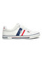 Men's White Low-Top Sneakers,Lightweight Casual Shoes for Classic Look