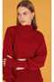 High Waist Knitwear Set with Fingers