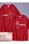 2-Pack Dear Couple Combination Dear Princess Printed T-Shirt Unisex Loose Oversize Boyfriend