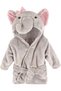 Elephant Patterned 100% Cotton Newborn Baby Bathrobe 0-9 Months, Girl Baby Shower Gifts