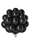 12 Inch Black Latex Balloon - 20 Pieces