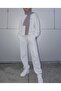 Women's Hijab Rubber Leg White Sweatpants
