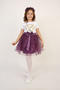 Girls Love Heart T-Shirt Lilac Tutu Skirt Suit April 23Th October 29Th Show Outfit - 5