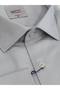 Men's Slim Fit Cotton Satin Grey Shirt 2101g - 2