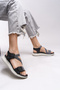 Yvnaestra Women's Sandals 00121002 Black - 4