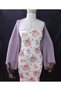 Amylee Chiffon Sleeve Shawl Lilac - 2