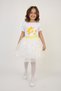 Girl's Yellow Daisy Print Sequined T-Shirt Daisy Skirt Suit 23 April 29 October Show Outfit - 9
