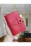 Women's Red Wallet Card Holder Gold Accessory Damla Medium Size 009