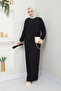 Women's Seasonal Belted Length Pleated Candy Fabric Dress - 5