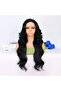 Black Wavy Long Size Tulle Wig