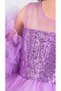 Pompom Sleeves Dress Sequined Tutu Birthday & Wedding Girls' Evening Dress - 2