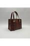 Bag Women's Burgundy Cross Shoulder Strap Bag with Sewing Detail - 2