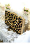 Feathered Imported Leopard Patterned Evening Bag Evening Bag - 4