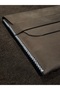 MacBook Bag Anthracite Nubuck Leather Handmade MacBook 13 Air M1 M2 M3 M4 Compatible Case Laptop Bag - 4