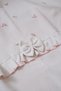 Baby Girl Tulip Embroidered Double Layer 100% Cotton Ruffle Blanket 85X90 cm - 3
