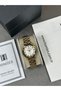 Women Wrist Watch Full Gold Color 2 Years Warranty Stone Dial Waterproof - 2