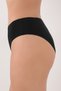 Women's Black Cotton High Waist Thick-Brimmed Panties 5676088-Lily - 3
