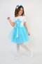 Girl's Turquoise Sequin Floral T-Shirt Turquoise Tutu Skirt Suit April 23, October 29 Show Outfit - 7