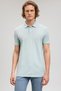 M066157-70805 Polo T-Shirt Cloud Blue Ss Men's T-Shirt - 2